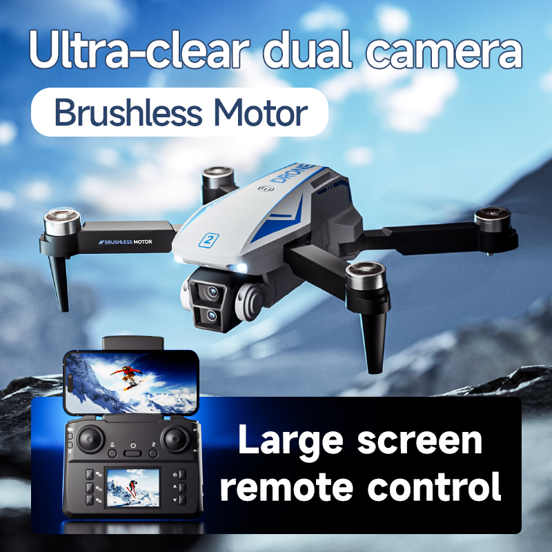 デュアルカメラ搭載ブラシレス空撮光学フロー折りたたみ式クアッ - Drone Gps Mount のレビューと価格