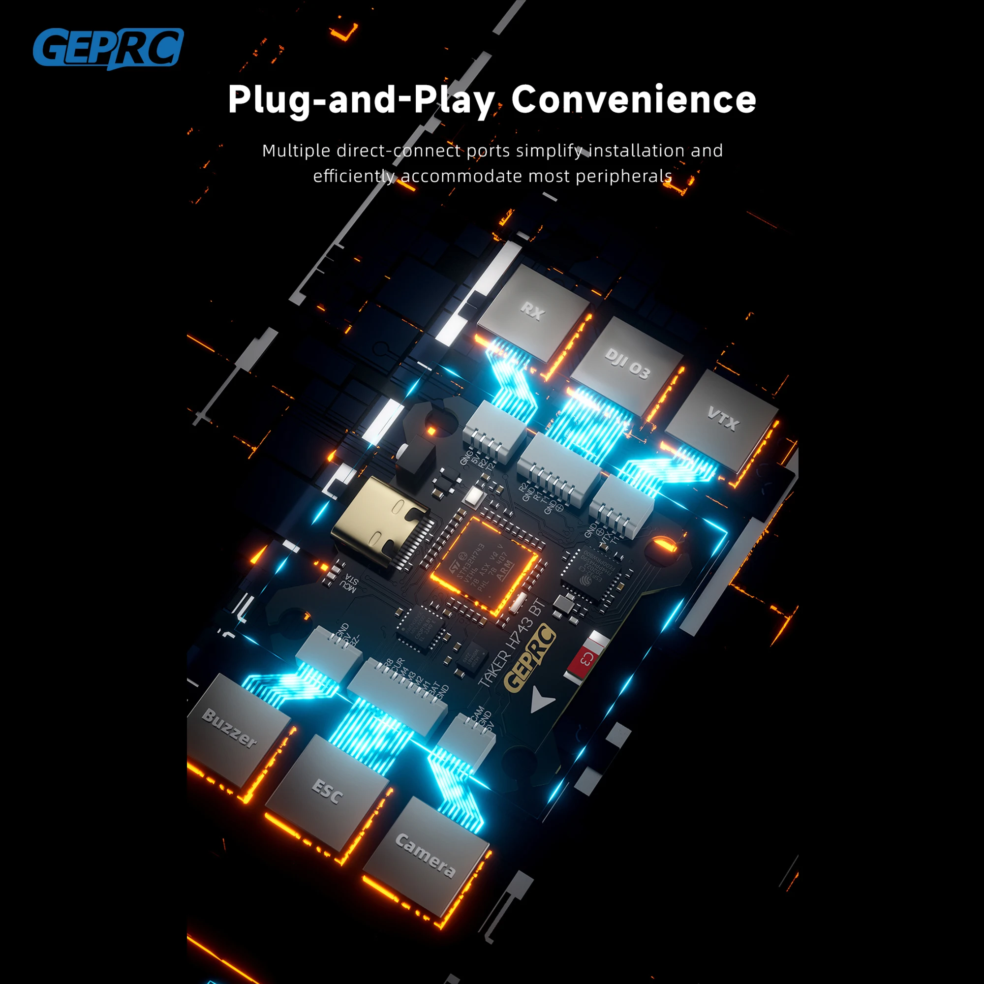 GEPRC TAKER H743 BT 32Bit 65A  - Drone Flight Controller のレビューと価格