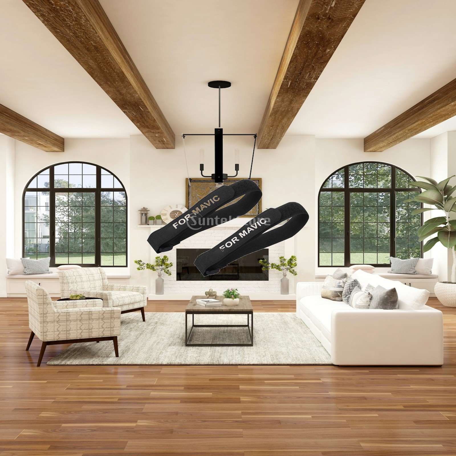 ブラックプロペラ固定ホルダークリップナイロンガード Mavi - Drone Battery Strap のレビューと価格